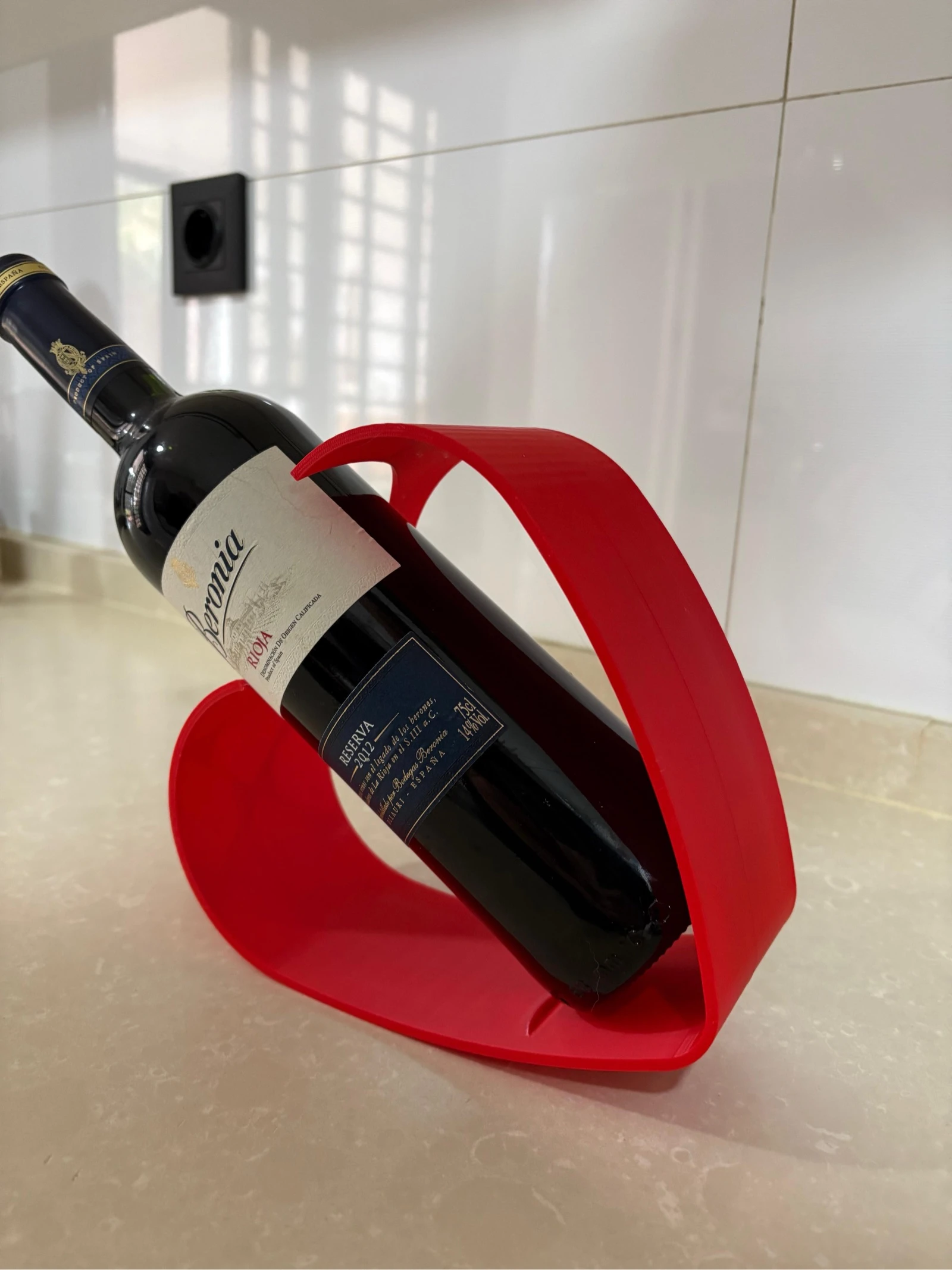 soporte botella de vino corazon – photo 3